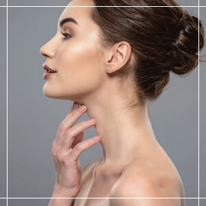 Radiesse woman's face